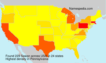 Surname Sawan in USA Surname Sawan in USA