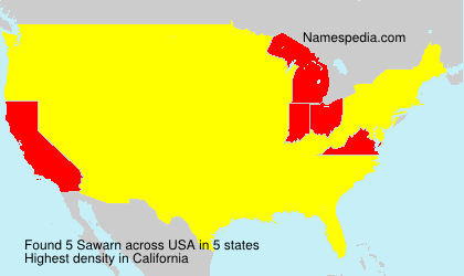 Surname Sawarn in USA Surname Sawarn in USA