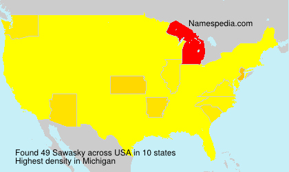 Surname Sawasky in USA Surname Sawasky in USA
