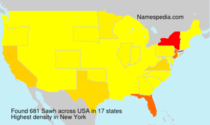 Surname Sawh in USA Surname Sawh in USA