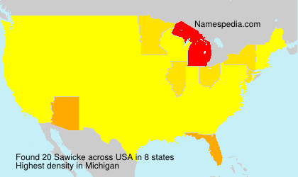 Surname Sawicke in USA Surname Sawicke in USA