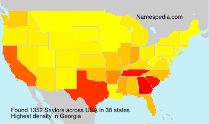 Surname Saylors in USA Surname Saylors in USA