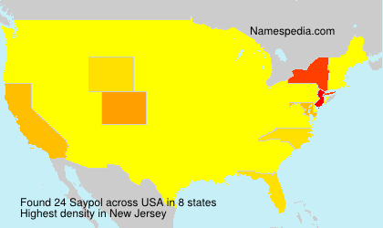 Surname Saypol in USA Surname Saypol in USA
