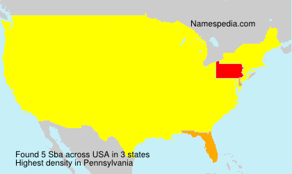 Surname Sba in USA Surname Sba in USA
