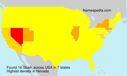Surname Sbaih in USA