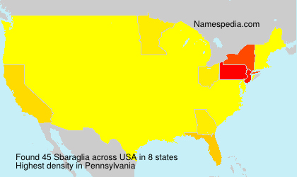 Surname Sbaraglia in USA Surname Sbaraglia in USA