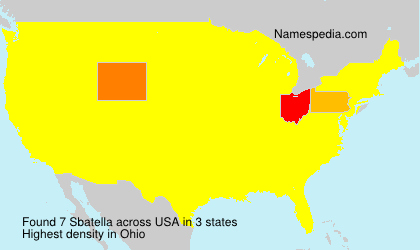 Surname Sbatella in USA Surname Sbatella in USA