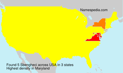 Surname Sbengheci in USA
