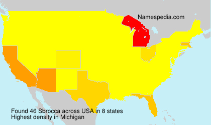 Surname Sbrocca in USA Surname Sbrocca in USA