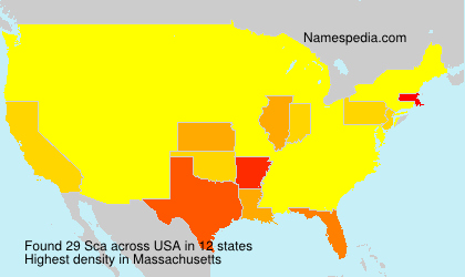 Surname Sca in USA Surname Sca in USA