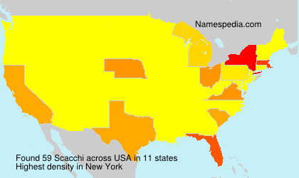 Surname Scacchi in USA Surname Scacchi in USA