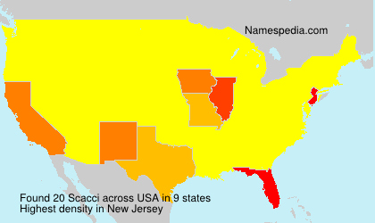 Surname Scacci in USA Surname Scacci in USA