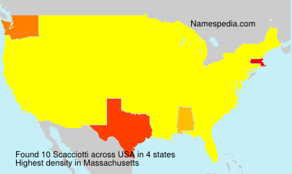 Surname Scacciotti in USA Surname Scacciotti in USA