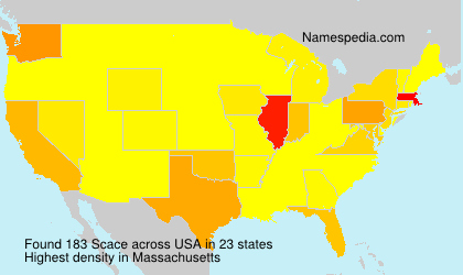 Surname Scace in USA Surname Scace in USA