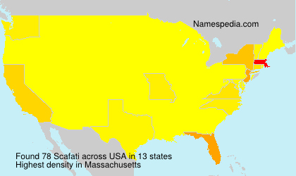 Surname Scafati in USA Surname Scafati in USA