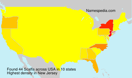Surname Scaffa in USA Surname Scaffa in USA