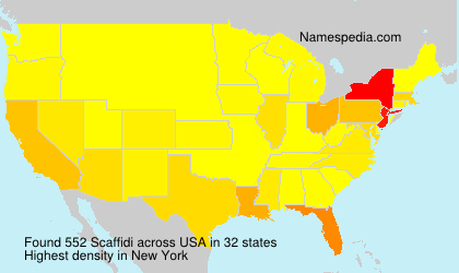 Surname Scaffidi in USA Surname Scaffidi in USA