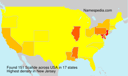 Surname Scafide in USA Surname Scafide in USA