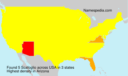 Surname Scafoglio in USA Surname Scafoglio in USA