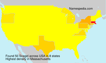 Surname Scagel in USA Surname Scagel in USA
