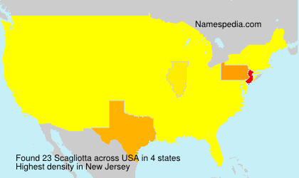 Surname Scagliotta in USA Surname Scagliotta in USA