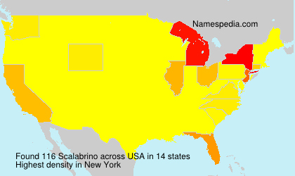 Surname Scalabrino in USA Surname Scalabrino in USA