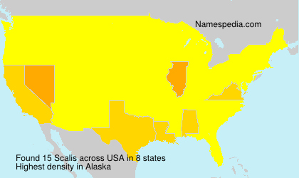 Surname Scalis in USA Surname Scalis in USA