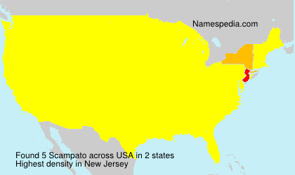 Surname Scampato in USA Surname Scampato in USA