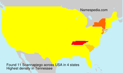 Surname Scannapiego in USA Surname Scannapiego in USA