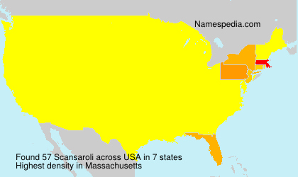 Surname Scansaroli in USA Surname Scansaroli in USA