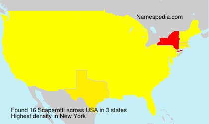 Surname Scaperotti in USA Surname Scaperotti in USA