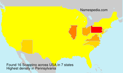 Surname Scappino in USA Surname Scappino in USA