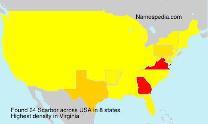 Surname Scarbor in USA