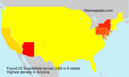 Surname Scardefield in USA Surname Scardefield in USA