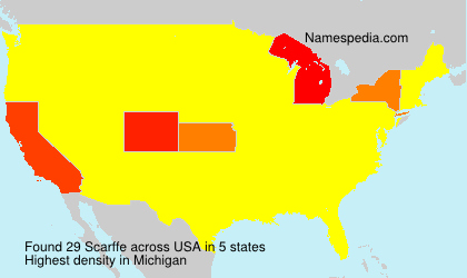 Surname Scarffe in USA Surname Scarffe in USA