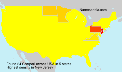 Surname Scarpari in USA Surname Scarpari in USA