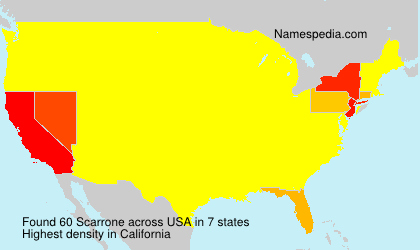 Surname Scarrone in USA Surname Scarrone in USA