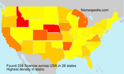 Surname Scarrow in USA Surname Scarrow in USA