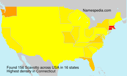 Surname Scavotto in USA Surname Scavotto in USA