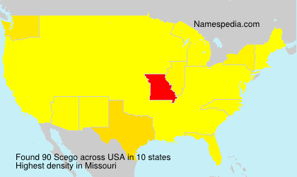 Surname Scego in USA Surname Scego in USA