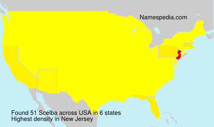 Surname Scelba in USA Surname Scelba in USA