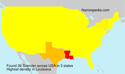 Surname Sceroler in USA Surname Sceroler in USA