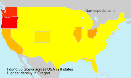 Surname Sceva in USA Surname Sceva in USA