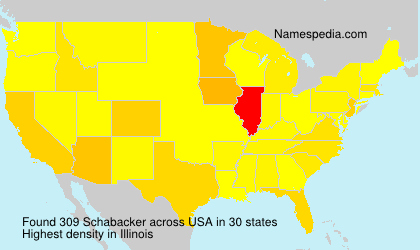Surname Schabacker in USA Surname Schabacker in USA