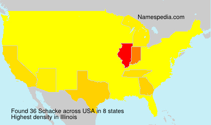 Surname Schacke in USA Surname Schacke in USA