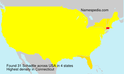 Surname Schadtle in USA Surname Schadtle in USA