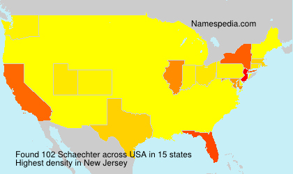 Surname Schaechter in USA Surname Schaechter in USA