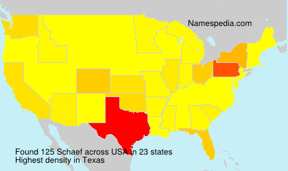 Surname Schaef in USA Surname Schaef in USA