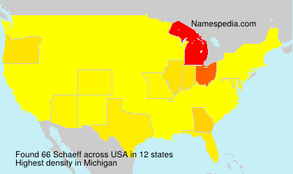 Surname Schaeff in USA Surname Schaeff in USA