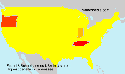 Surname Schaell in USA Surname Schaell in USA
